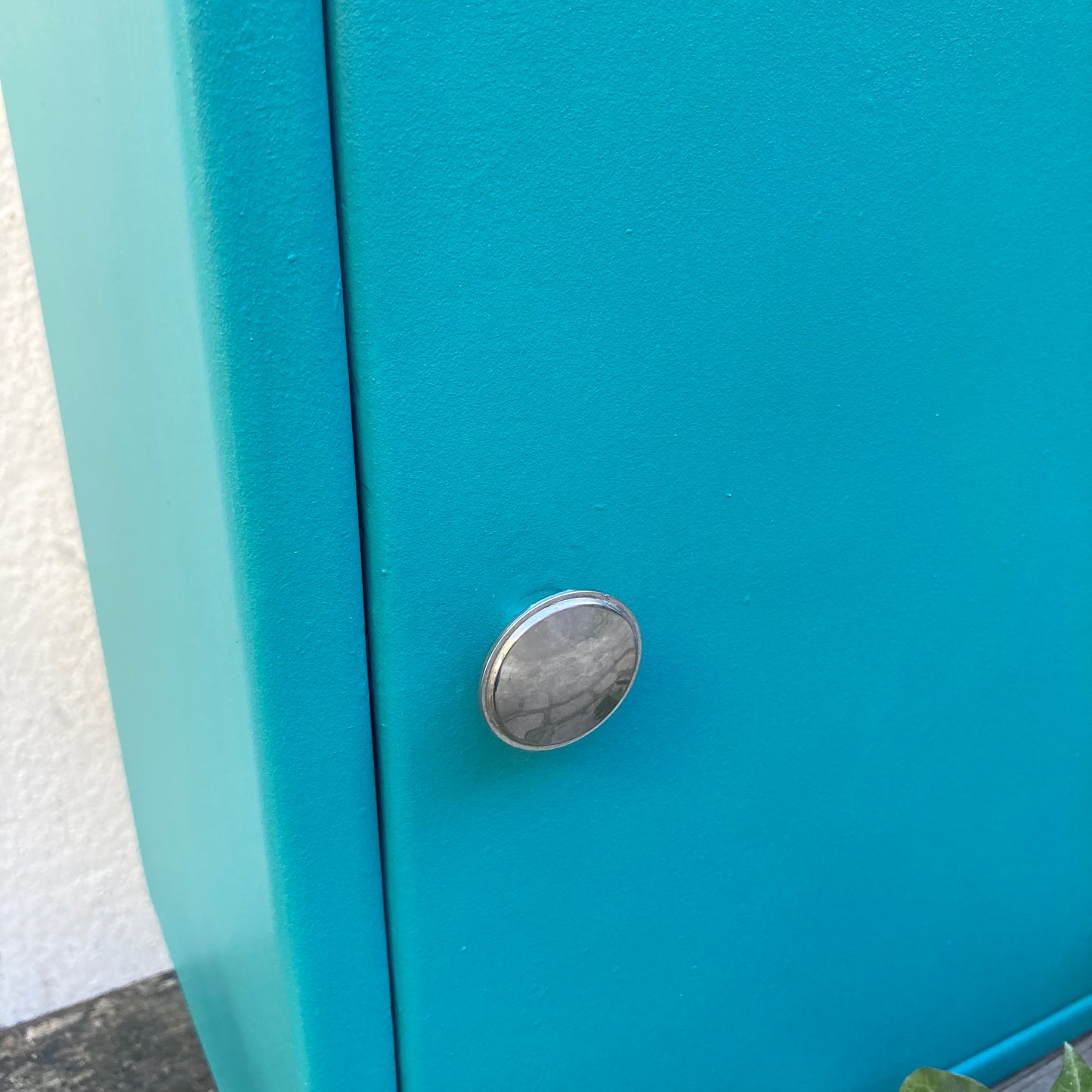 Armoire à pharmacie métal turquoise
