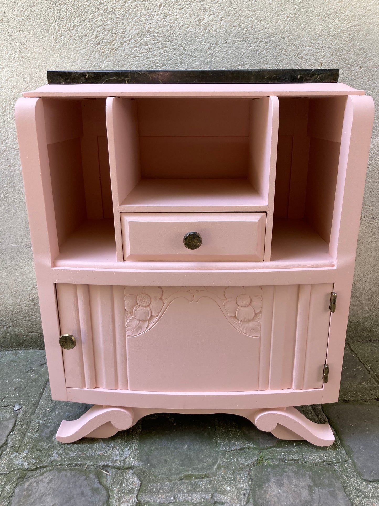 Chevet Art Déco rose