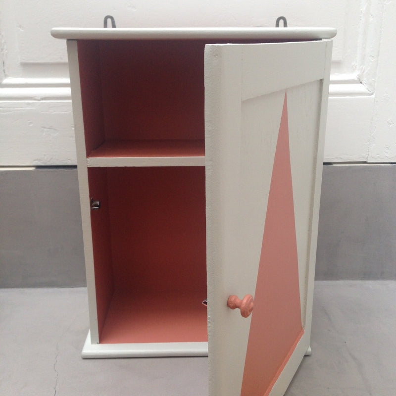 Armoire pharmacie vintage triangle - Terracotta