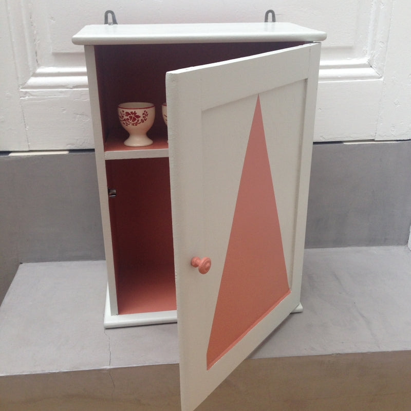 Armoire pharmacie vintage triangle - Terracotta