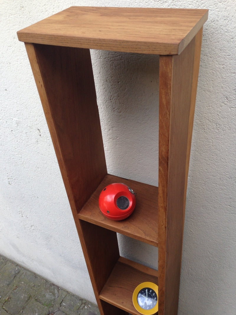 Etagère d'angle vintage - Chêne