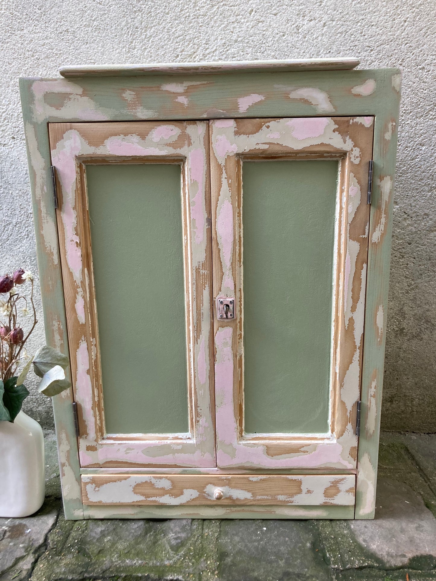 Armoire à pharmacie Shabby