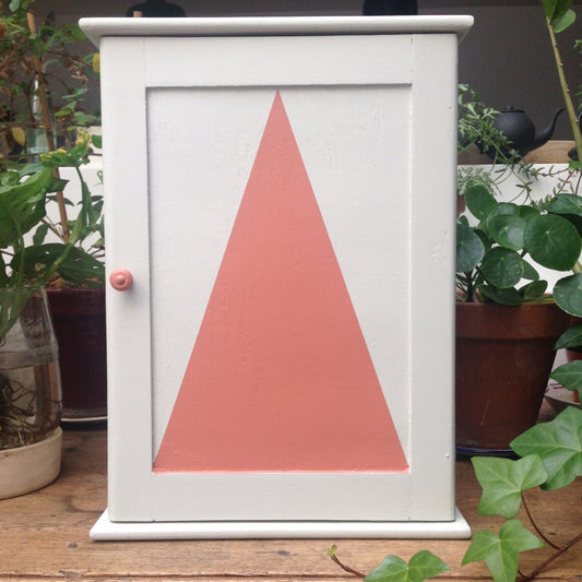 Armoire pharmacie vintage triangle - Terracotta