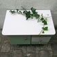 Chevet vintage - Vert amande / rose